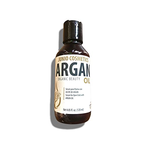 ARGAN OIL SERUM/SERUM ACEITE DE ARGAN PARA EL CABELLO 120ml (reparador de puntas, brillo y vitalidad al cabello) JUNIO COSMETICS